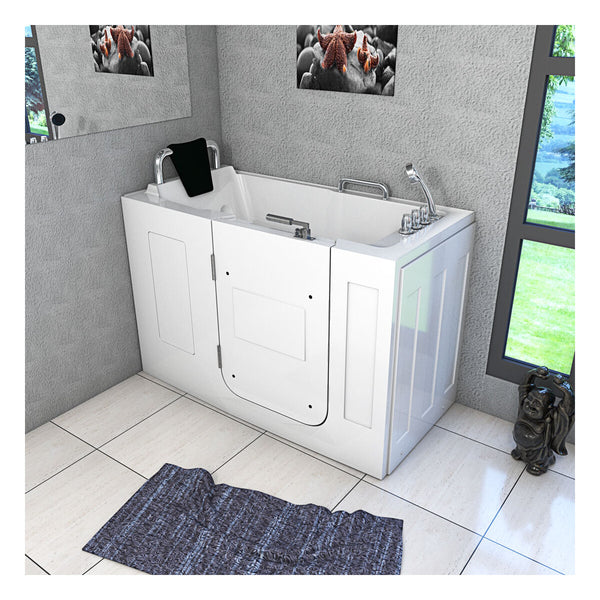 Acqua Vapore Sitzbadewanne Senioren Wanne Sitzwanne mit Tür S07-TH-A-L 76x140cm