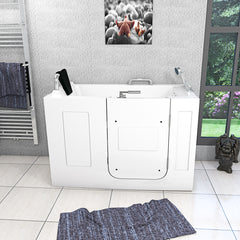 Acqua Vapore Sitzbadewanne Senioren Wanne Sitzwanne mit Tür S07-TH-B-R 140x76cm – Vorschau 2