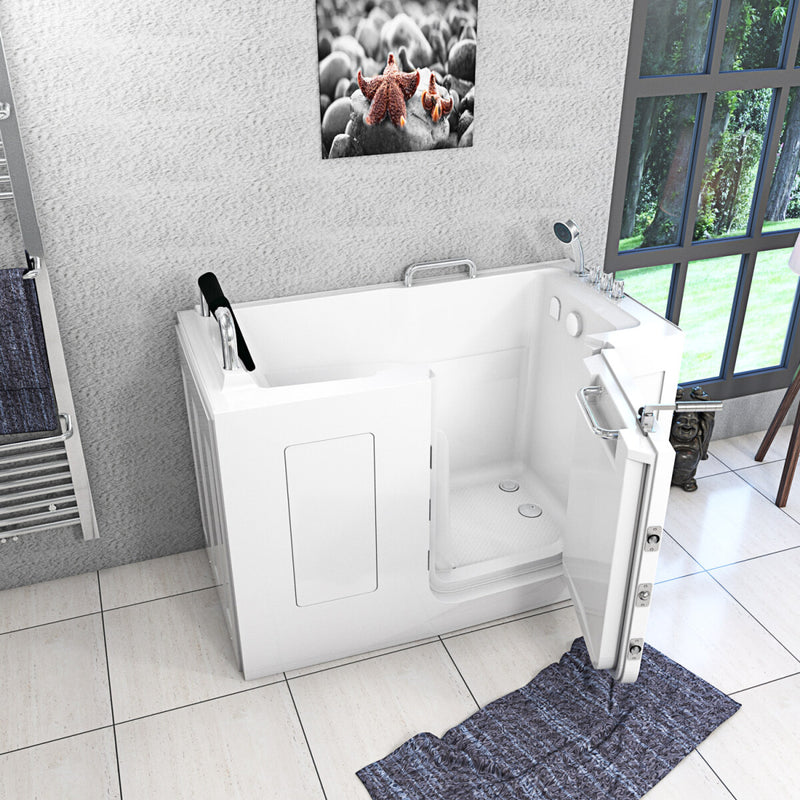 Acqua Vapore Sitzbadewanne Senioren Wanne Sitzwanne mit Tür S07-TH-B-R 140x76cm