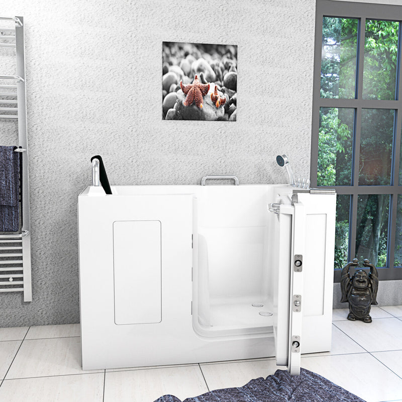 Acqua Vapore Sitzbadewanne Senioren Wanne Sitzwanne mit Tür S07-TH-B-R 140x76cm