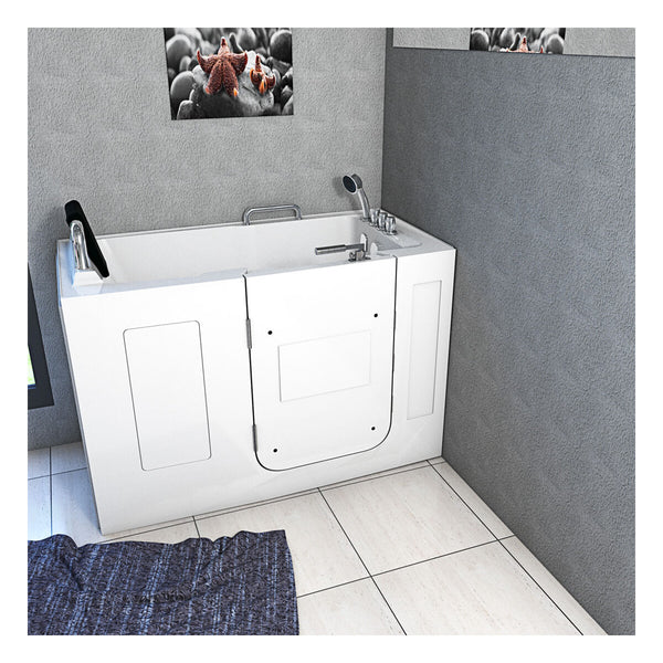 Acqua Vapore Sitzbadewanne Senioren Wanne Sitzwanne mit Tür S07-TH-C-L 140x76cm