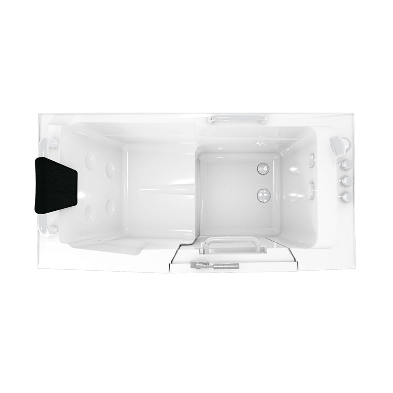 Acqua Vapore Sitzbadewanne Senioren Wanne Sitzwanne mit Tür S07-TH-C-R 140x76cm