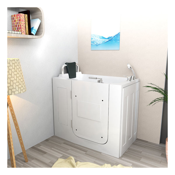 Acqua Vapore Sitzbadewanne Senioren Wanne Sitzwanne mit Tür S08-A-L 68x110cm
