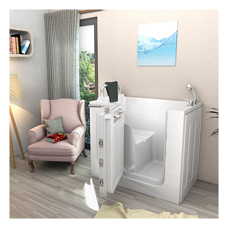 Acqua Vapore Sitzbadewanne Senioren Wanne Sitzwanne mit Tür S08-B-L 110x68cm