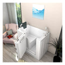 Acqua Vapore Sitzbadewanne Senioren Wanne Sitzwanne mit Tür S08-B-L 110x68cm