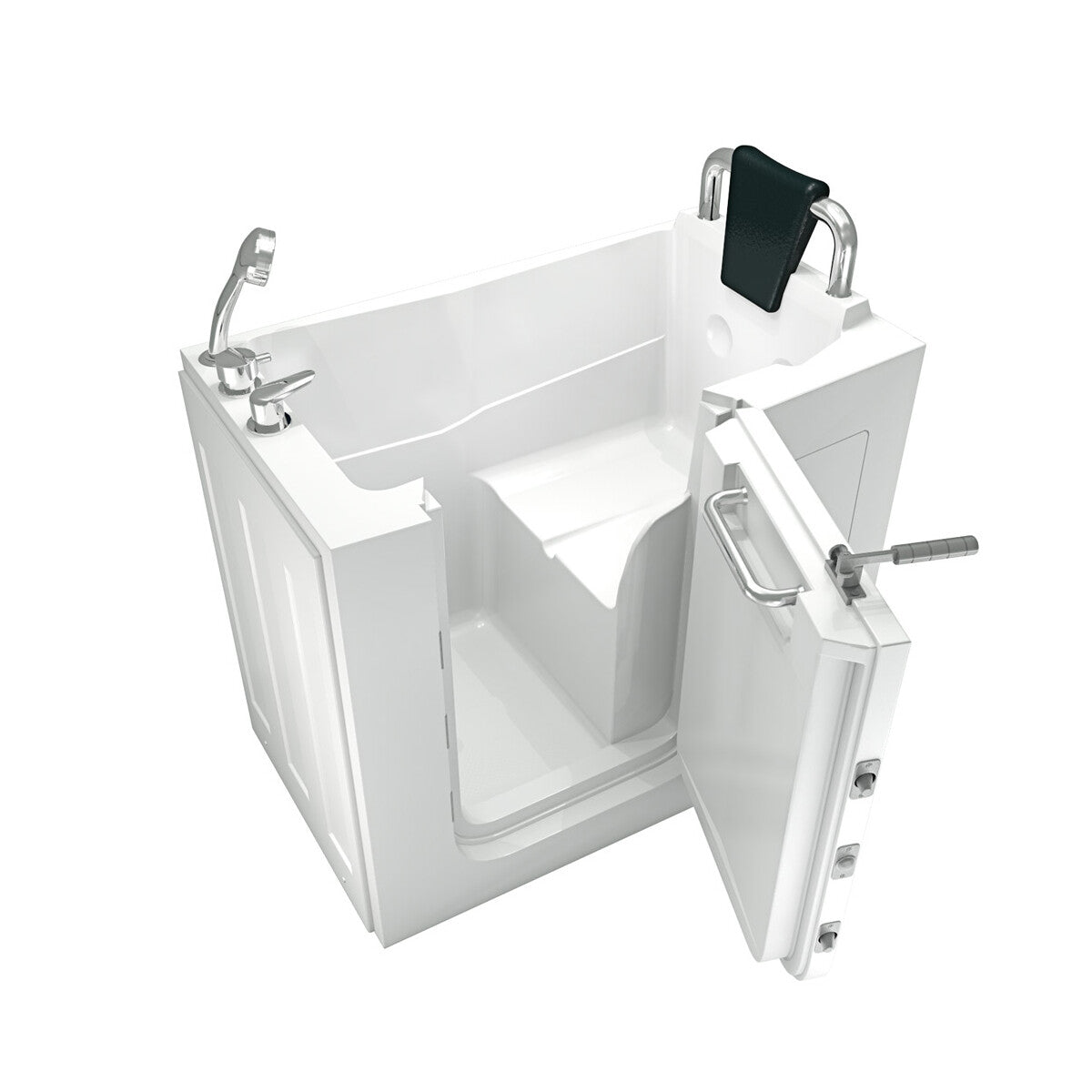 Acqua Vapore Sitz Bathtub for Seniors, Sitz Bath with Door S08-BR 110x68cm