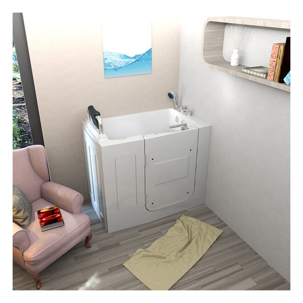 Acqua Vapore Sitzbadewanne Senioren Wanne Sitzwanne mit Tür S08-C-L 110x68cm