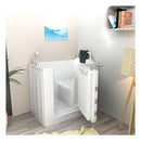 Acqua Vapore Sitzbadewanne Senioren Wanne Sitzwanne mit Tür S08-C-R 110x68cm