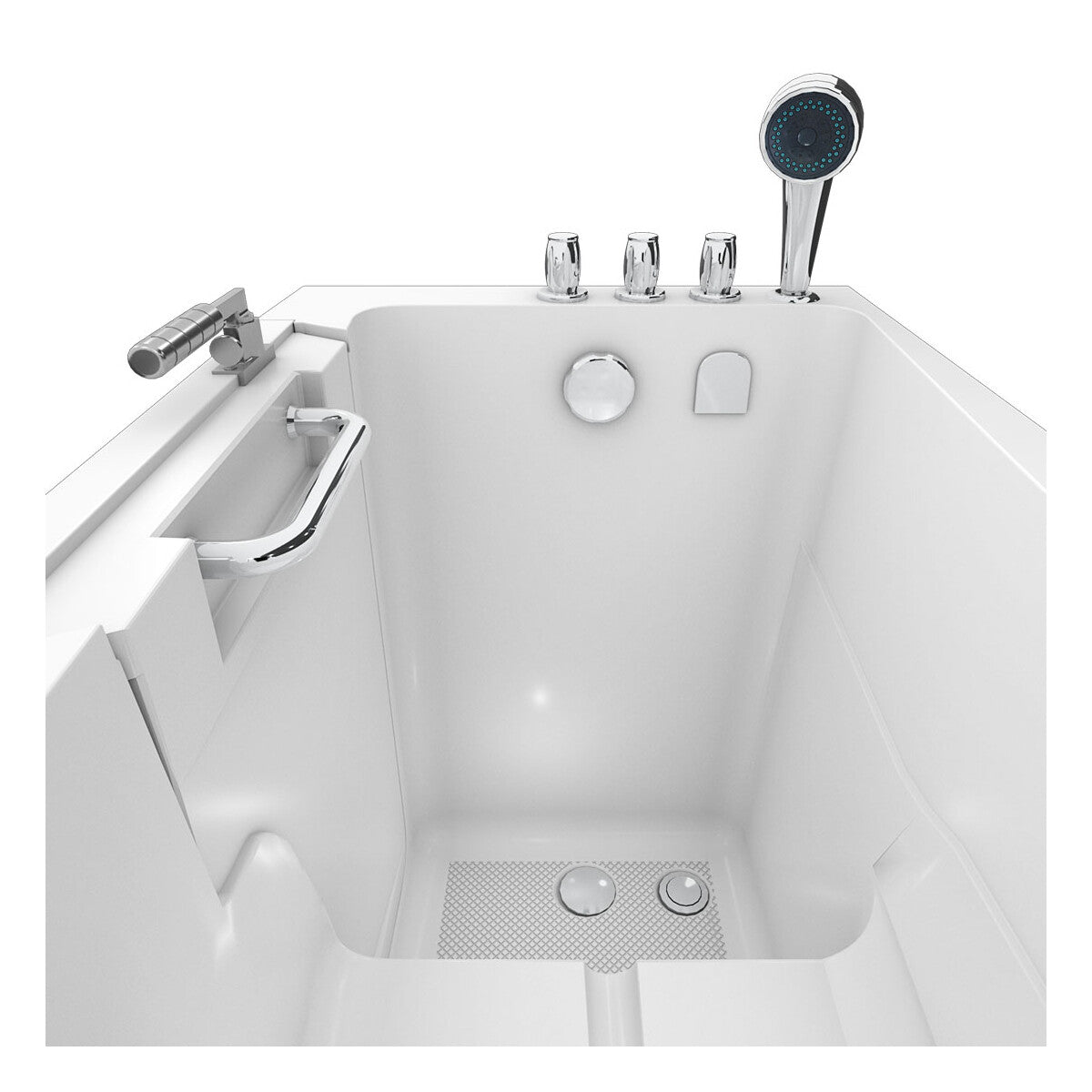 Acqua Vapore Sitz Bathtub for Seniors, Sitz Bathtub with Door S08-TH-AR 68x110cm