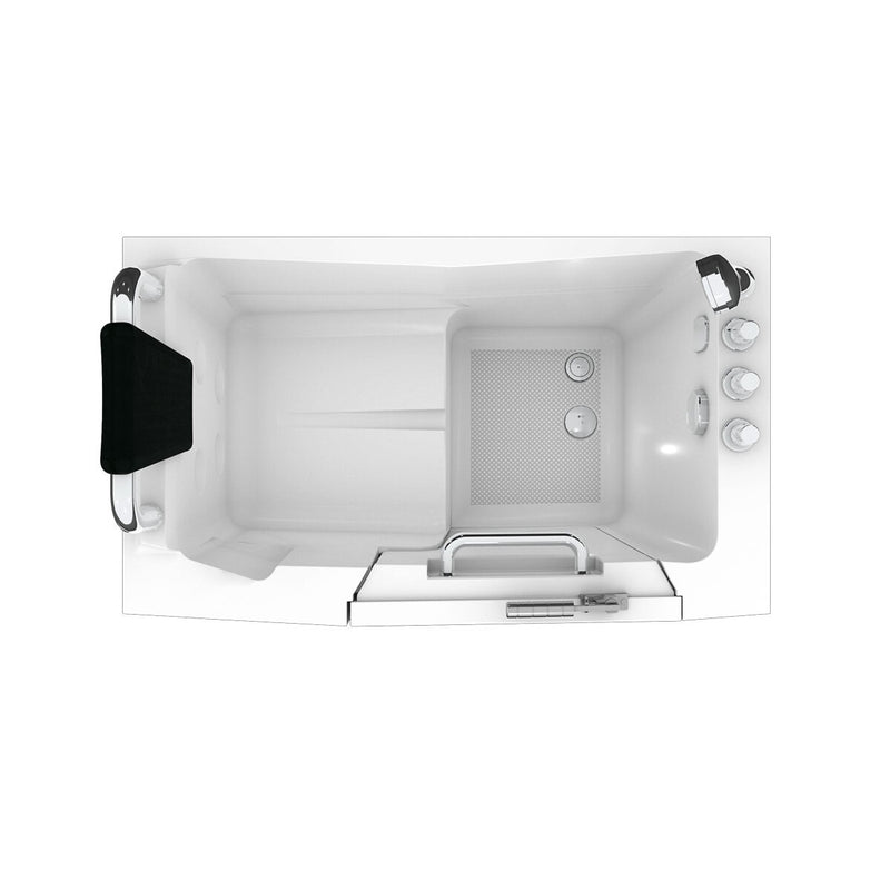 Acqua Vapore Sitzbadewanne Senioren Wanne Sitzwanne mit Tür S08-TH-B-L 110x68cm