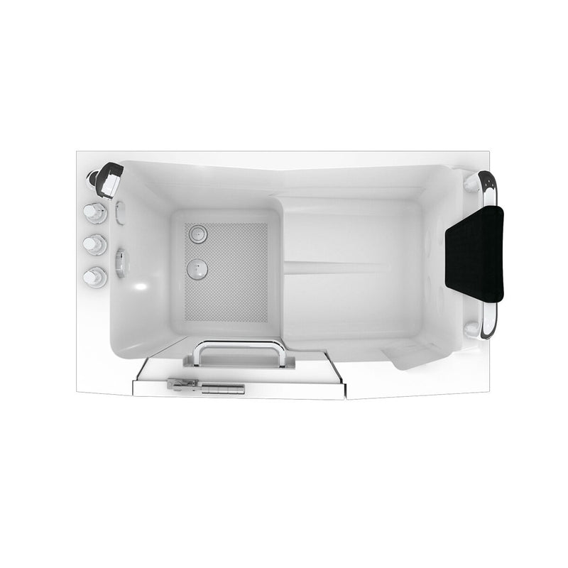 Acqua Vapore Sitzbadewanne Senioren Wanne Sitzwanne mit Tür S08-TH-B-R 110x68cm