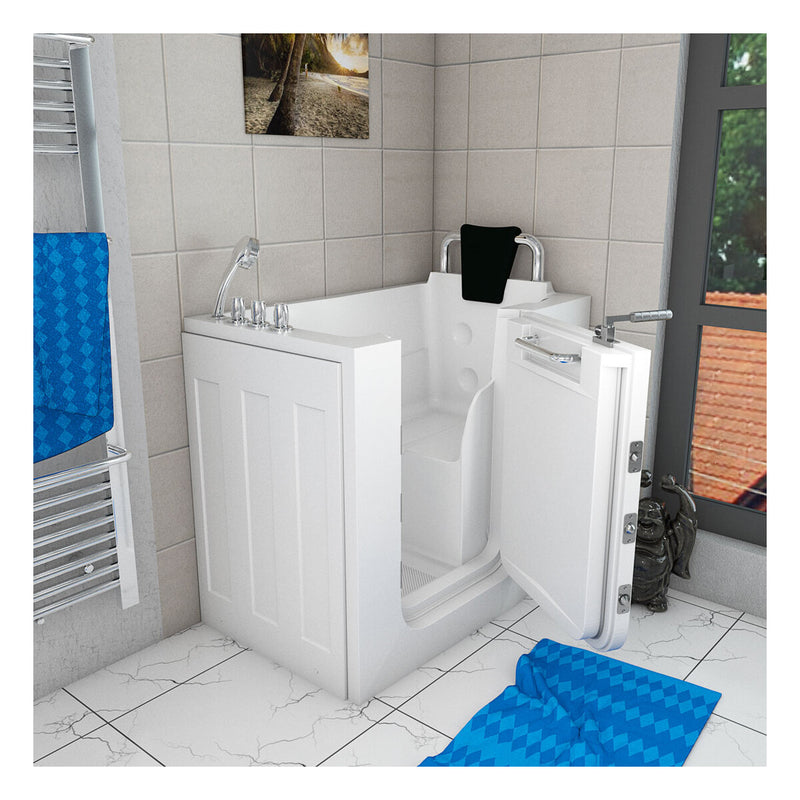Acqua Vapore Sitzbadewanne Senioren Wanne Sitzwanne mit Tür S08-TH-C-R 110x68cm