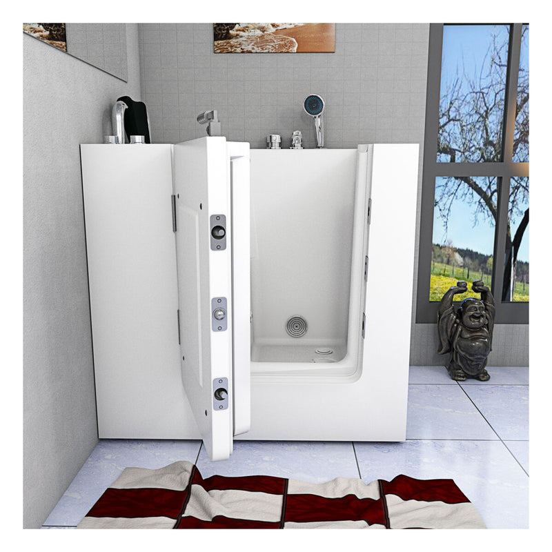 Acqua Vapore Sitzwanne Whirlpool Badewanne mit Tür S02WP-A-L 78x100cm