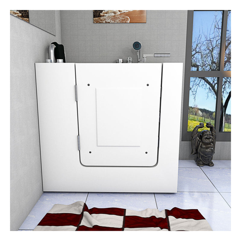 Acqua Vapore Sitzwanne Whirlpool Badewanne mit Tür S02WP-A-L 78x100cm