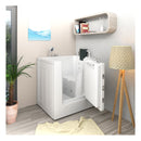 Acqua Vapore Sitzwanne Whirlpool Badewanne mit Tür S02WP-C-R 100x78cm