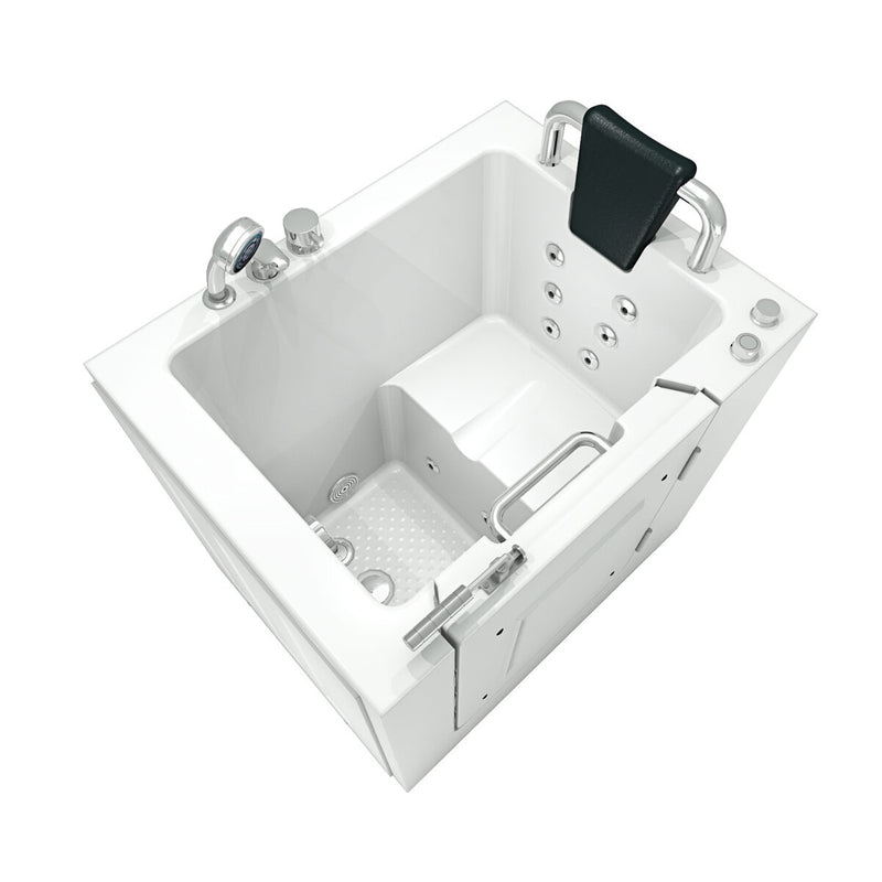Acqua Vapore Sitzwanne Whirlpool Badewanne mit Tür S02WP-C-R 100x78cm