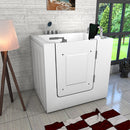 Acqua Vapore Sitzwanne Whirlpool Badewanne mit Tür S02WP-TH-B-R 100x78cm