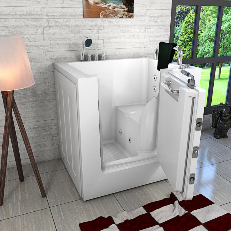 Acqua Vapore Sitzwanne Whirlpool Badewanne mit Tür S02WP-TH-B-R 100x78cm
