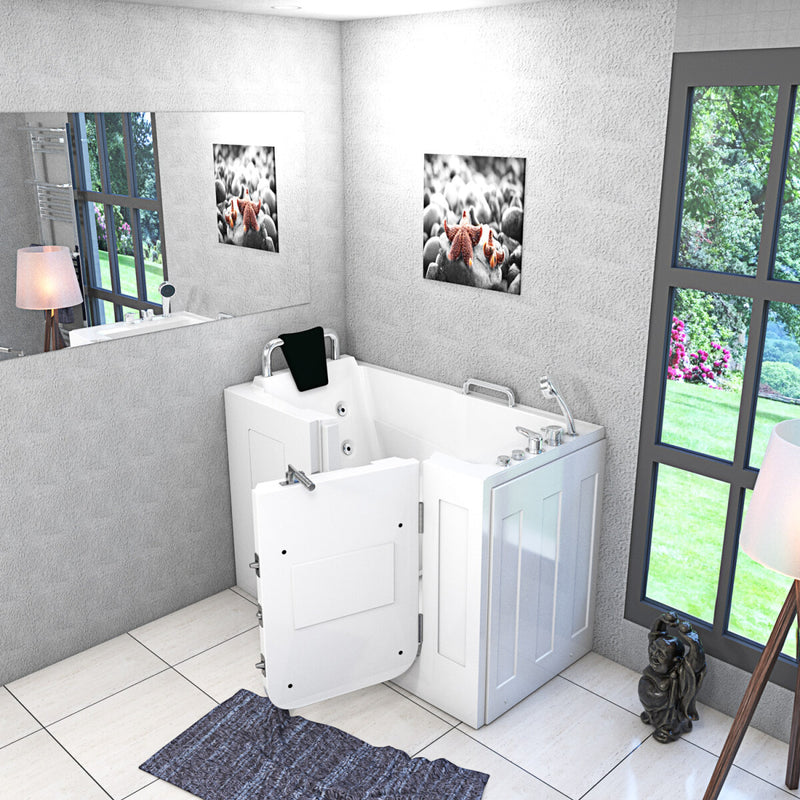 Acqua Vapore Sitzwanne Whirlpool Badewanne mit Tür S07WP-A-R 140x76cm