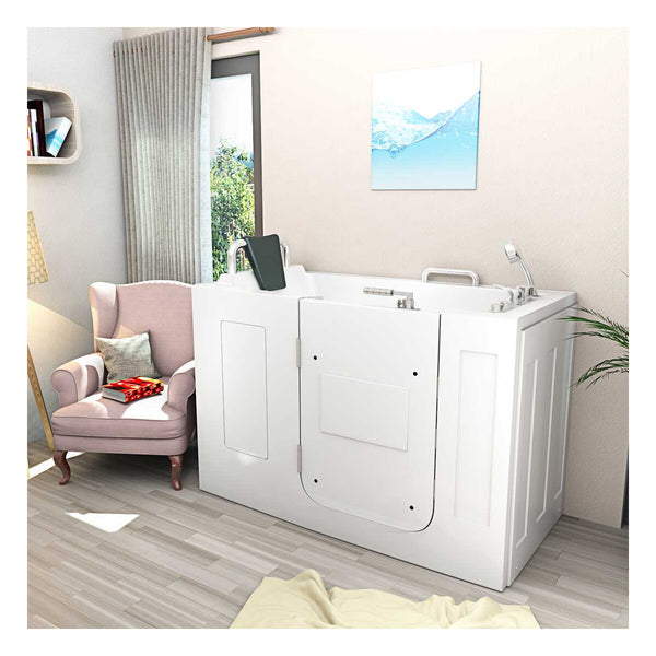 Acqua Vapore Sitzwanne Whirlpool Badewanne mit Tür S07WP-B-L 140x76cm