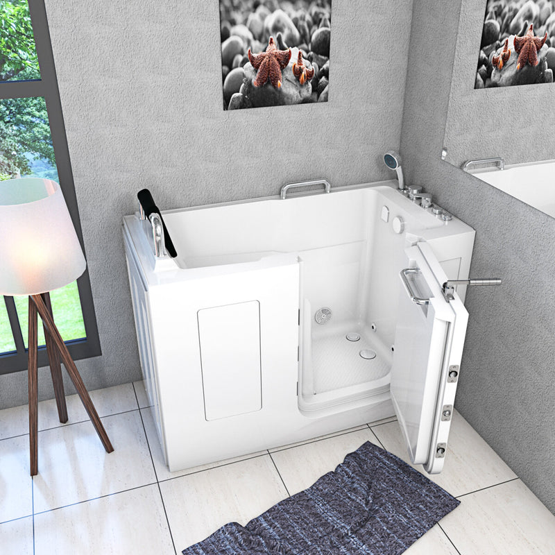 Acqua Vapore Sitzwanne Whirlpool Badewanne mit Tür S07WP-C-R 140x76cm