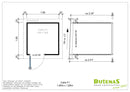 Butenas Gartenhaus CALLA - Typ F1