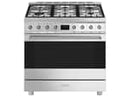 Smeg C9GMXD2 Gas Standherd Edelstahl