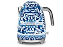 Smeg KLF03DGMEU Wasserkocher Dolce & Gabbana Blu Mediterraneo
