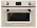 Smeg SO4902M1P Kompakt Backofen mit Mikrowellenfunktion Creme