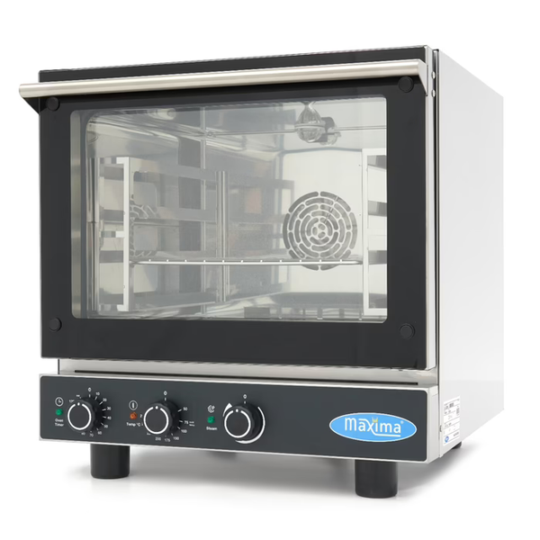 MAXIMA Gastro Combi - Dampfofen - Passt 4 x 2/3 GN Tabletts - Analog
