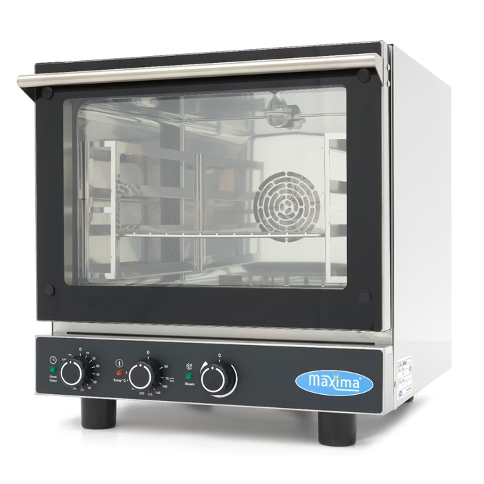 MAXIMA Gastro Combi - Dampfofen - Passt 4 x 2/3 GN Tabletts - Analog