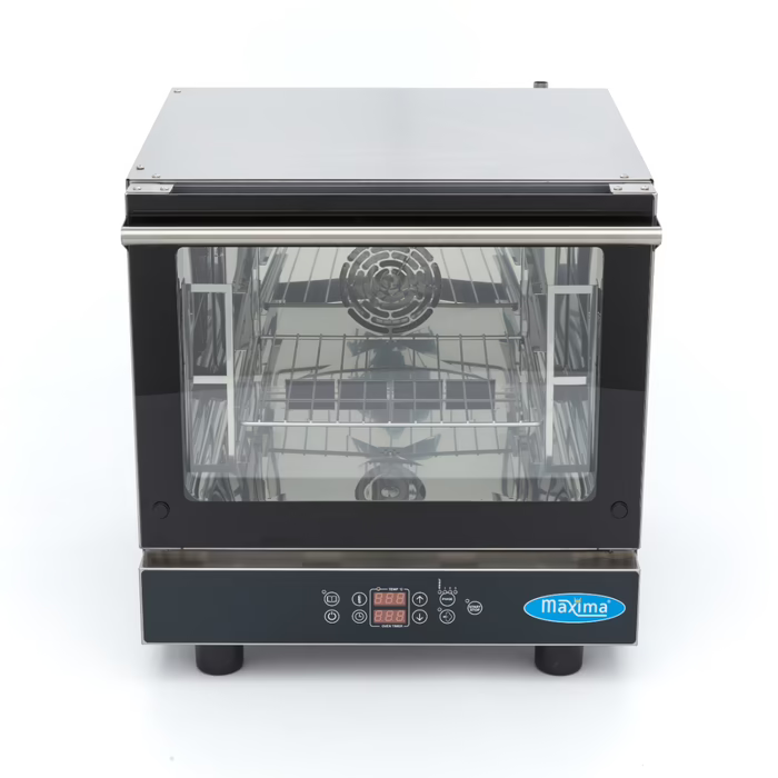 MAXIMA Gastro Combi - Dampfofen - Passt 4 x 2/3 GN Tabletts - Digital Anzeige