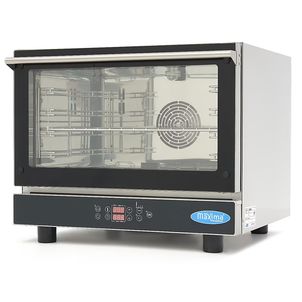 MAXIMA Gastro Combi - Dampfofen - Passt 4 Tabletts (1/1GN / 60 x 40 cm) - Digital Anzeige - 400 V