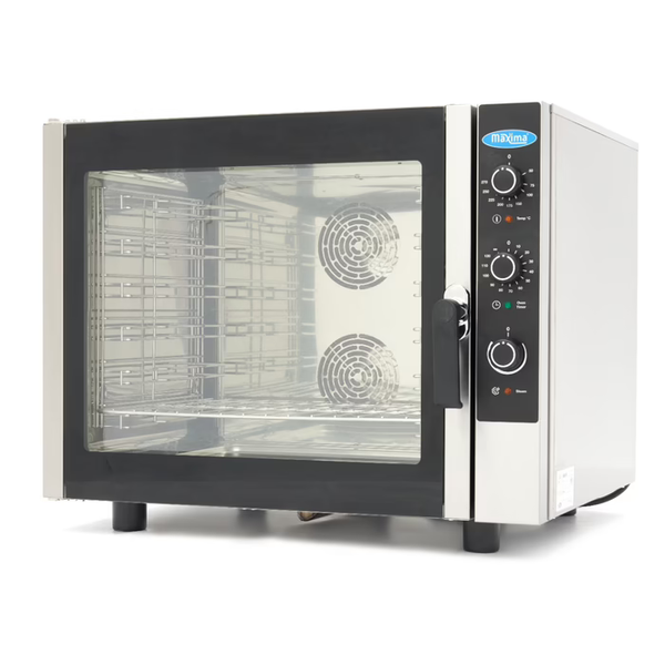 MAXIMA Gastro Combi - Dampfofen - Passt 6 Tabletts (1/1 GN / 60 x 40 cm) - Analog - 400 V