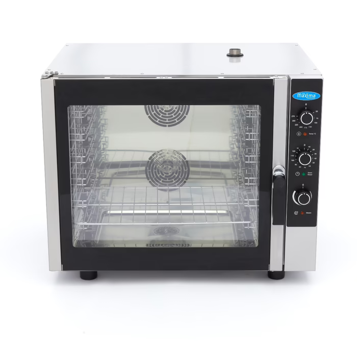 MAXIMA Gastro Combi - Dampfofen - Passt 6 Tabletts (1/1 GN / 60 x 40 cm) - Analog - 400 V