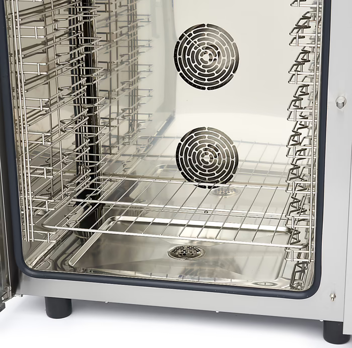 MAXIMA Gastro Combi - Dampfofen - Passt 10 Tabletts (1/1 GN / 60 x 40 cm) - Analog - 400 V