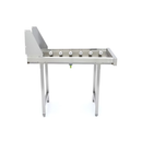 MAXIMA Gerader Rollentisch aus Edelstahl - für Korbtransportspülmaschinen - Gebraucht