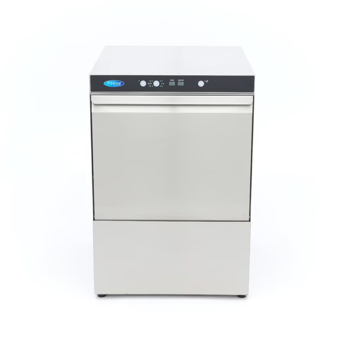 MAXIMA Gastro Geschirrspüler-Unterbau - 50 x 60 cm - Spülenhilfe- und Seifenpumpen - 400 V
