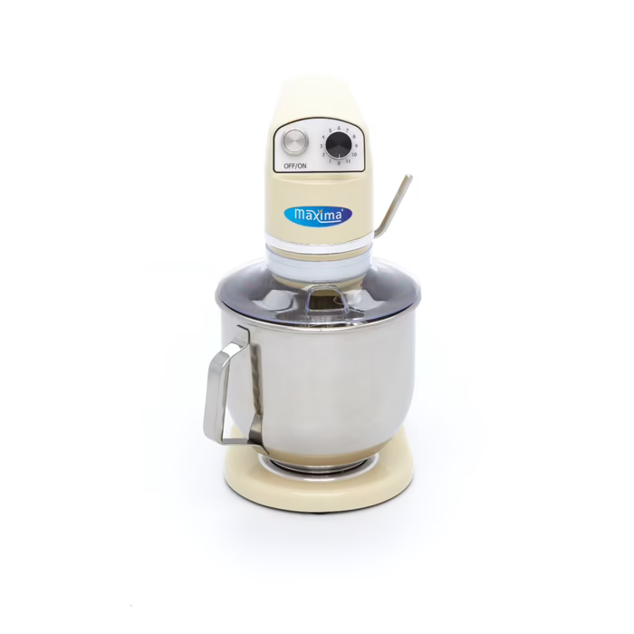 MAXIMA Gastro Planetenmischer - 7 l - Bis zu 2 kg Teig - Elfenbein