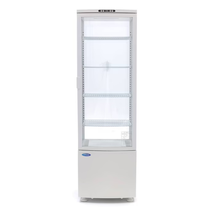 MAXIMA Gastro Kühlvitrine - 235 l - 52 cm - Weiß - Gebraucht