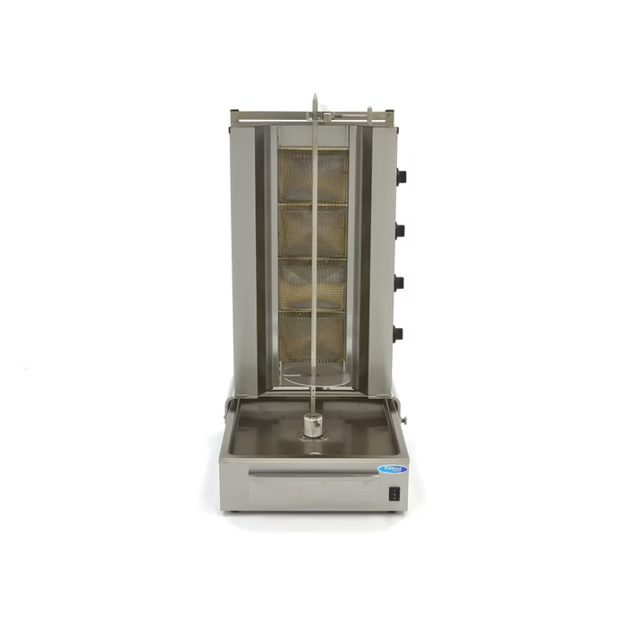 MAXIMA Gastro Dönergrill - 4 Brenner - 70 kg Fleisch - Gas