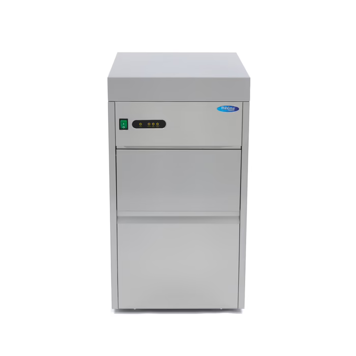 MAXIMA Gastro Eiswürfelmaschine - 50 kg/Tag - Zerkleinert/Flocken - Wasser Gekühlt