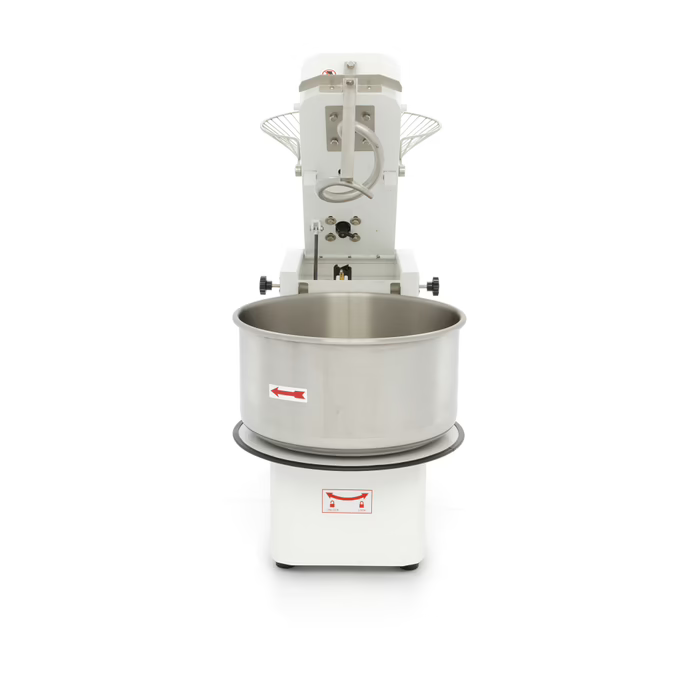 MAXIMA Gastro Teigmischer - 50 l - 30 kg Teig - 2 Geschwindigkeiten - Abnehmbare Schüssel - 400 V