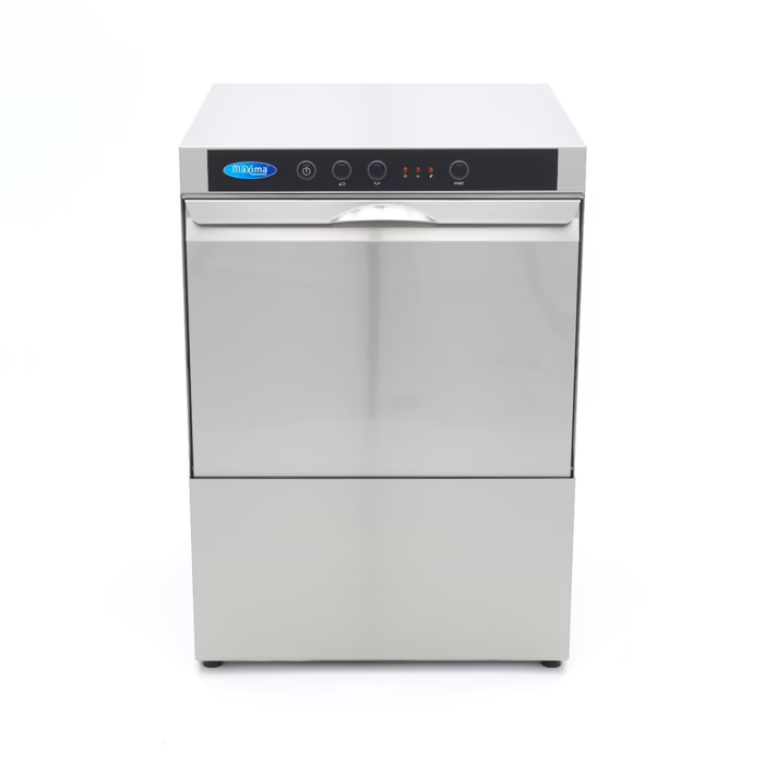 MAXIMA Gastro Geschirrspüler-Unterbau - 50 x 50 cm - mit Spülenhilfepumpe - 400 V