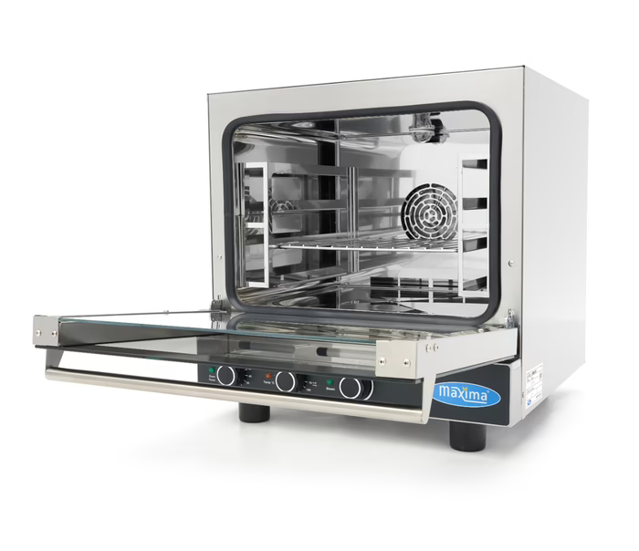 MAXIMA Gastro Combi - Dampfofen - Passt 4 x 2/3 GN Tabletts - Analog