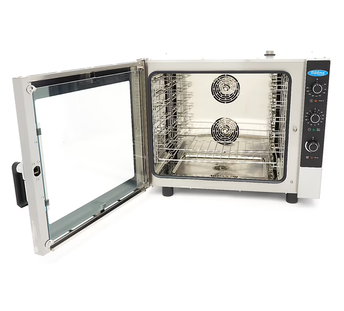 MAXIMA Gastro Combi - Dampfofen - Passt 6 Tabletts (1/1 GN / 60 x 40 cm) - Analog - 400 V