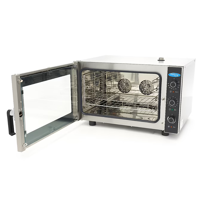MAXIMA Gastro Combi - Dampfofen - Passt 4 Tabletts (1/1 GN / 60 x 40 cm) - Analog - 400VGastro Combi - Dampfofen - Passt 4 Tabletts (1/1 GN / 60 x 40 cm) - Analog - 400V