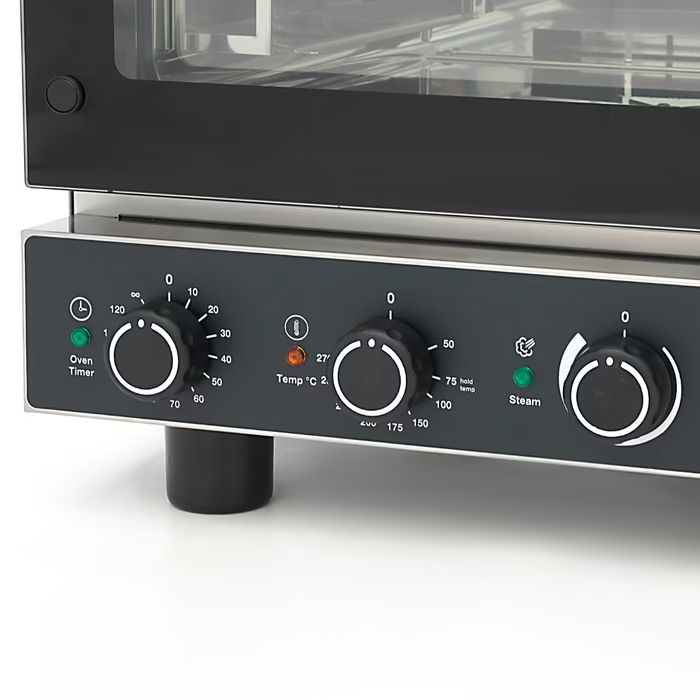 MAXIMA Gastro Combi - Dampfofen - Passt 4 x 2/3 GN Tabletts - Analog