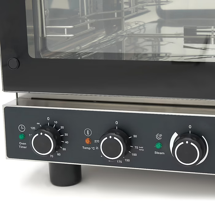 MAXIMA Gastro Combi - Dampfofen - Passt 4 Tabletts (1/1 GN / 60 x 40 cm) - Analog - 400V
