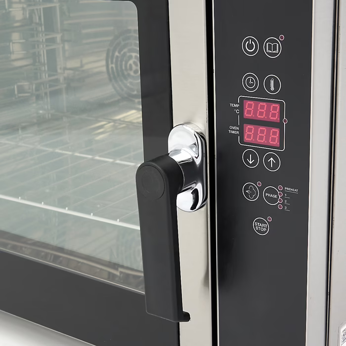 MAXIMA Gastro Combi - Dampfofen - Passt 4 Tabletts (1/1GN / 60 x 40 cm) - Digital Anzeige - 400 V